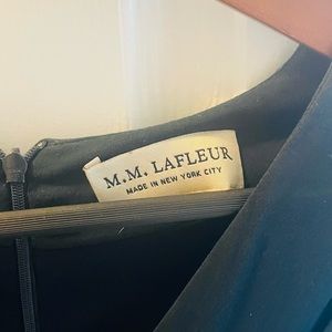 M.M. LaFleur a-line crossover knit Jerry dress. Deep green. Size 8.